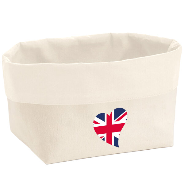 Organizer England Flagge Herz