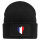 Beanie mit Patch Frankreich Flagge Herz Black