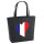 Filz Shopper Frankreich Flagge Herz 22 Liter