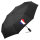 Regenschirm Frankreich Flagge Herz 98cm Schwarz