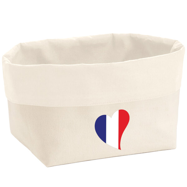 Organizer Frankreich Flagge Herz