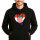 Unisex Hoodie Kroatien Flagge Herz