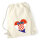 Turnbeutel Kroatien Flagge Herz 12 Liter
