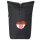 Kurierrucksack Kroatien Flagge Herz 30-44 Liter Black Melange