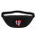 Bauchtasche Norwegen Flagge Herz 2,5 Liter Black