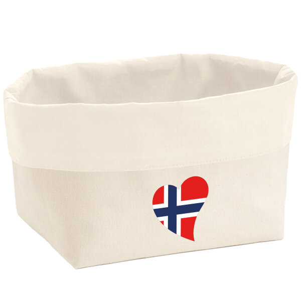 Organizer Norwegen Flagge Herz
