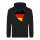 Unisex Hoodie Deutschland Flagge Herz