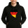 Unisex Hoodie Deutschland Flagge Herz