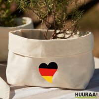Organizer Deutschland Flagge Herz