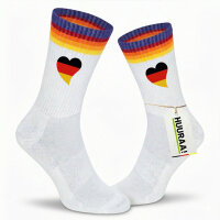 Unisex Socken Deutschland Flagge Herz Baumwolle