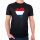 Herren T-Shirt Niederlande Flagge Herz