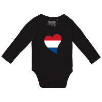 Baby Body Niederlande Flagge Herz