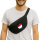 Bauchtasche Niederlande Flagge Herz 2,5 Liter Black