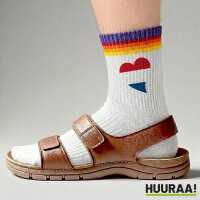 Unisex Socken Niederlande Flagge Herz Baumwolle