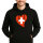 Unisex Hoodie Schweiz Flagge Herz