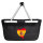 Einkaufskorb faltbar Spanien Flagge Herz 20 Liter Black