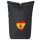 Kurierrucksack Spanien Flagge Herz 30-44 Liter Black Melange