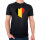 Herren T-Shirt Belgien Flagge Herz