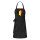 Schürze Belgien Flagge Herz mit Taschen