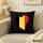 Kissen Belgien Flagge Herz 40x40cm