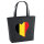 Filz Shopper Belgien Flagge Herz 22 Liter