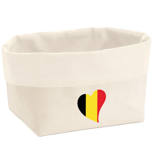 Organizer Belgien Flagge Herz