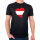Herren T-Shirt Österreich Flagge Herz