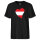 Herren T-Shirt Österreich Flagge Herz
