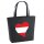 Filzshopper Österreich Flagge Herz, 22 Liter