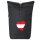 Kurierrucksack Österreich Flagge Herz 30-44 Liter Black Melange