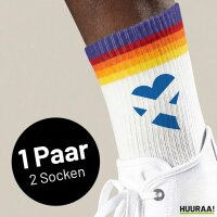 Unisex Socken Schottland Flagge Herz Baumwolle