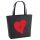 Filzshopper Marokko Flagge Herz, 22 Liter