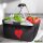 Einkaufskorb faltbar Marokko Flagge Herz 20 Liter Black