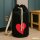 Seesack Marokko Flagge Herz 20 Liter Black