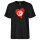 Herren T-Shirt Tunesien Flagge Herz