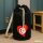 Seesack Tunesien Flagge Herz 20 Liter Black