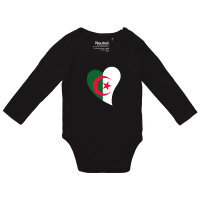 Baby Body Algerien Flagge Herz