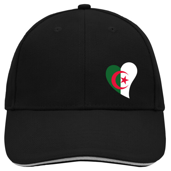 Kappe Algerien Flagge Herz