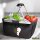 Einkaufskorb faltbar Algerien Flagge Herz 20 Liter Black