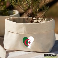 Organizer Algerien Flagge Herz