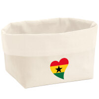 Organizer Ghana Flagge Herz