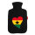Wärmflasche Ghana Flagge Herz