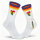 Unisex Socken Ghana Flagge Herz Baumwolle