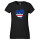 Damen T-Shirt Kap Verde Flagge Herz