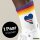 Unisex Socken Kap Verde Flagge Herz Baumwolle