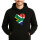 Unisex Hoodie Südafrika Flagge Herz