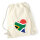 Turnbeutel Südafrika Flagge Herz 12 Liter