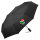 Regenschirm Südafrika Flagge Herz 98cm Schwarz