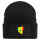 Beanie mit Patch Senegal Flagge Herz Black