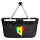 Einkaufskorb faltbar Senegal Flagge Herz 20 Liter Black
